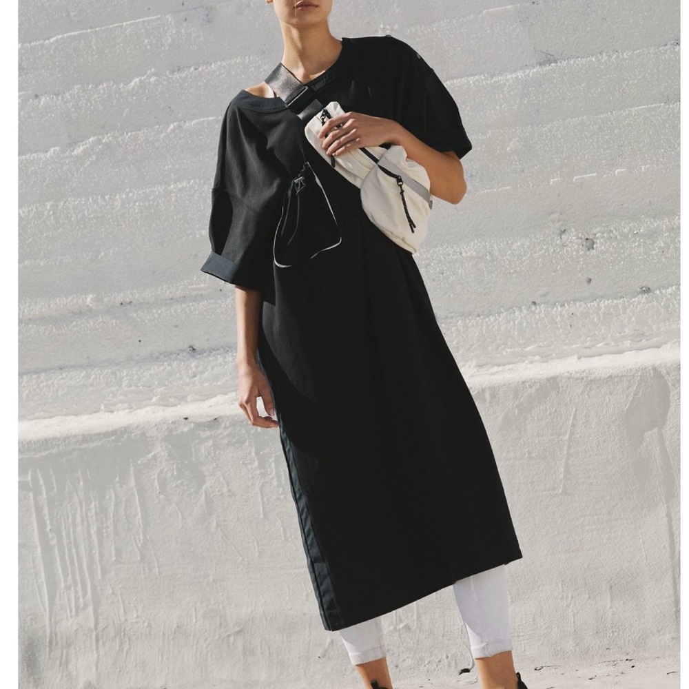 FP Movement by Free People Asymmetrical Black Dress